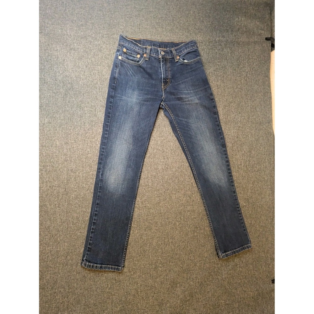 Levis 511 Blue Demin Jeans Men's‎ 29X30 Dark Wash Regular Straight Leg Pants